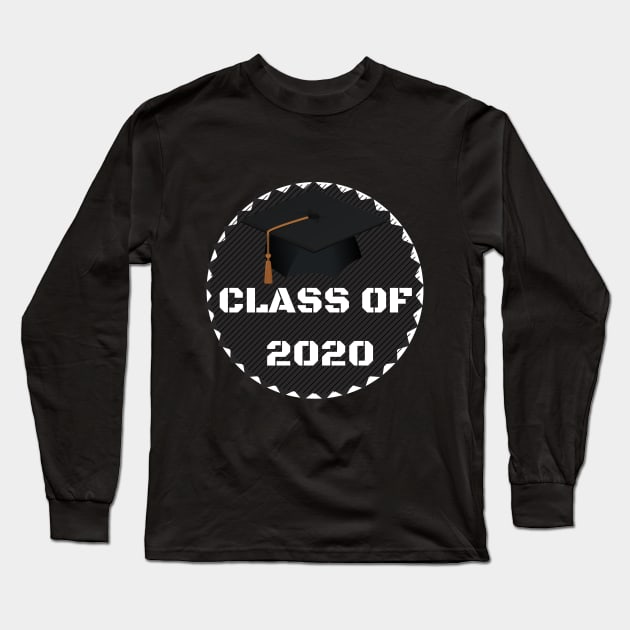 Class of 2020 Long Sleeve T-Shirt by Doddle Art